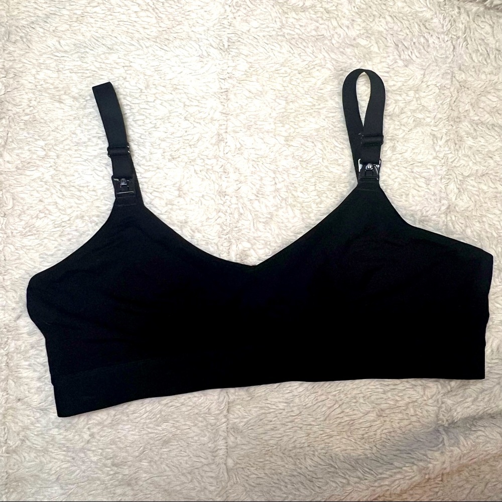 Black Momcozy Nursing Bra Large